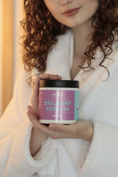 Kератиновая маска для любого типа волос 250 мл. Keratin SPA hair repair в Тамбове