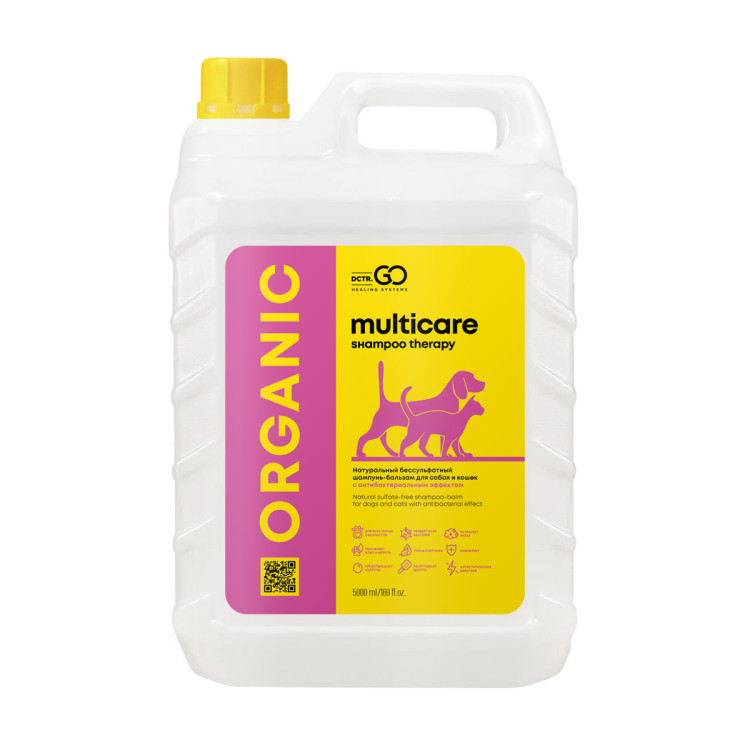 Dctr.Go Шампунь-бальзам для животных  Sнampoo Therapy "Мультиуход" 5000 мл в Тамбове