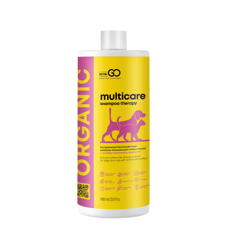 Dctr.Go Шампунь-бальзам для животных Sнampoo Therapy "Мультиуход" 1000 ml в Тамбове